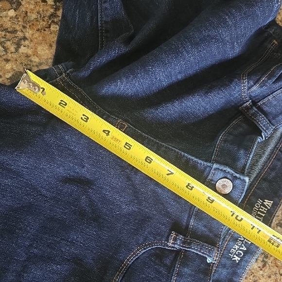 White House Black Market Women's Navy Skinny Jeans - Picture 7 of 9